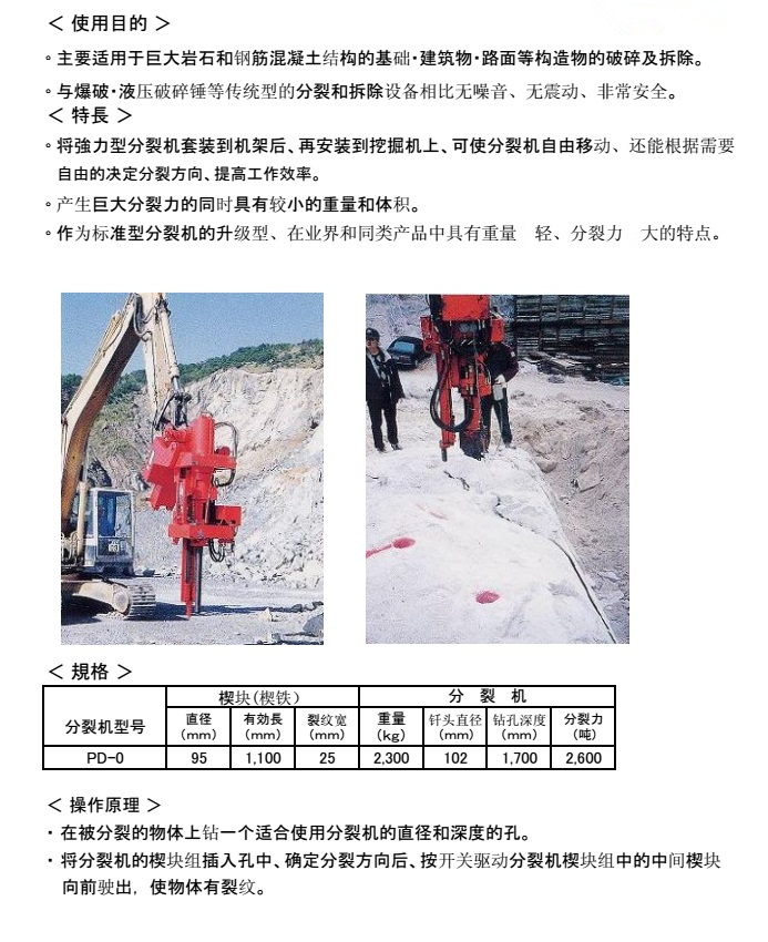 机架型劈裂机PD-0